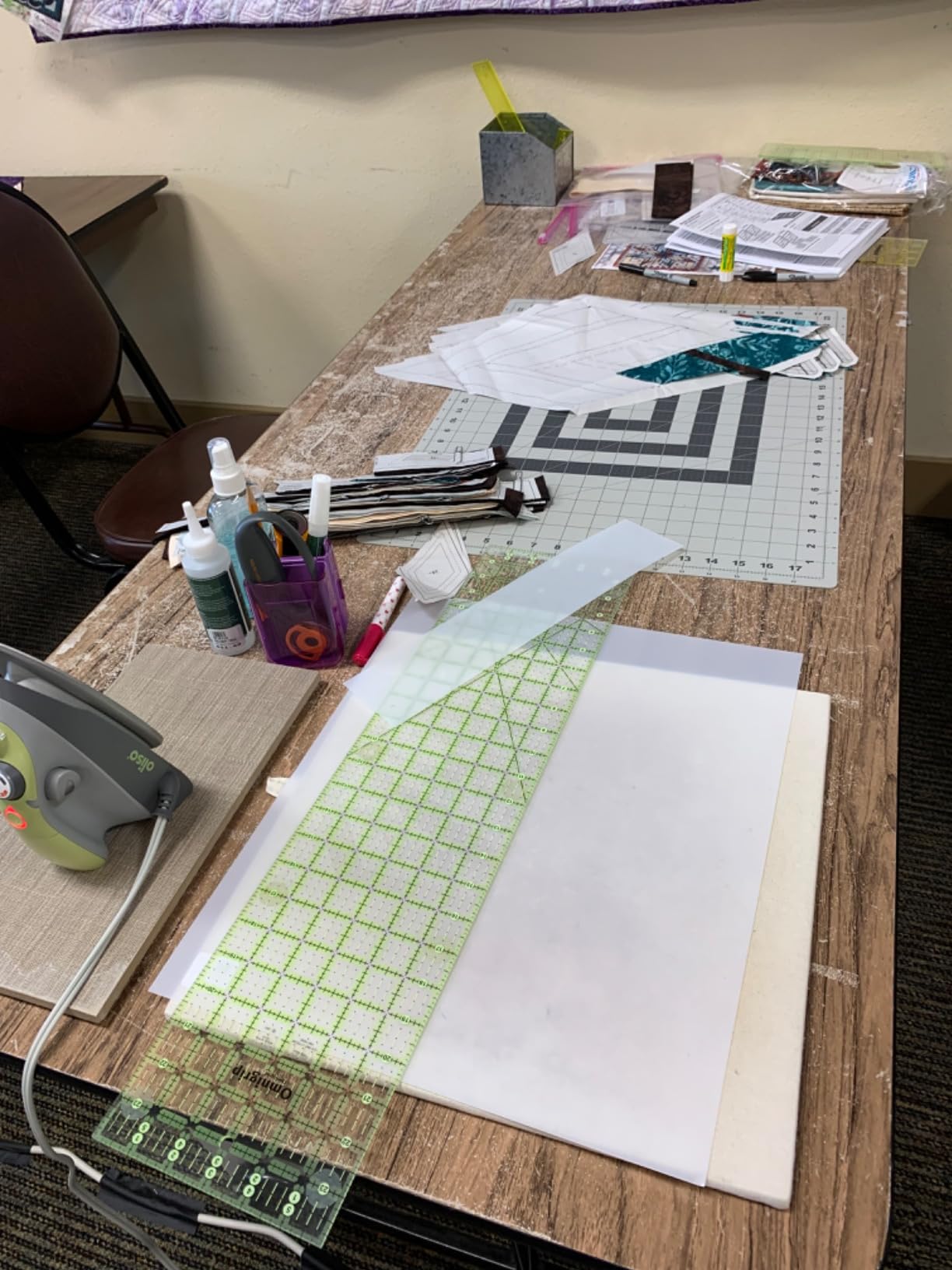 oliso M3Pro Project Mini Steam Iron - Sewing, Quilting, Travel - Coral customer photo 2