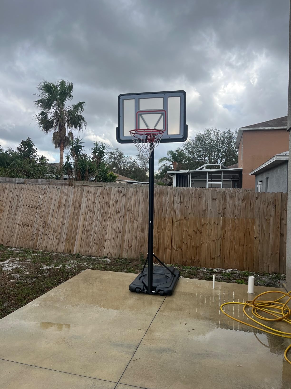 Best Choice Products 10ft Regulation Basketball Hoop, Height Adjustable Outdoor Goal w/Shock Absorbent Rim, Base Gel, 2 Wheels customer photo 1
