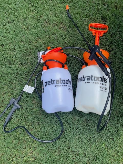 PetraTools HD101 Garden Pump Sprayer, 52-in Long Hose & 2 Nozzles, 1 Gallon customer photo 1