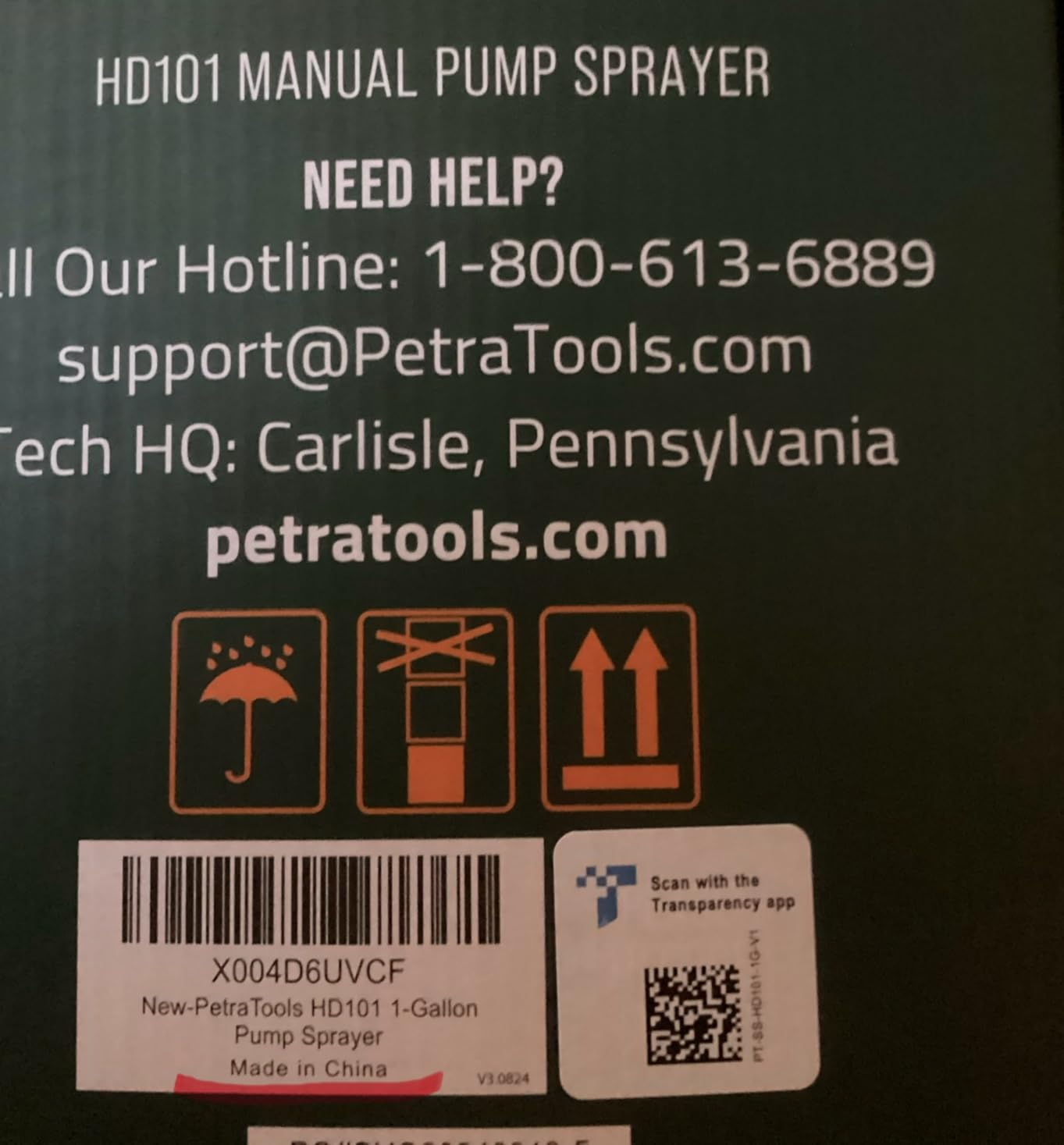 PetraTools HD101 Garden Pump Sprayer, 52-in Long Hose & 2 Nozzles, 1 Gallon customer photo 2