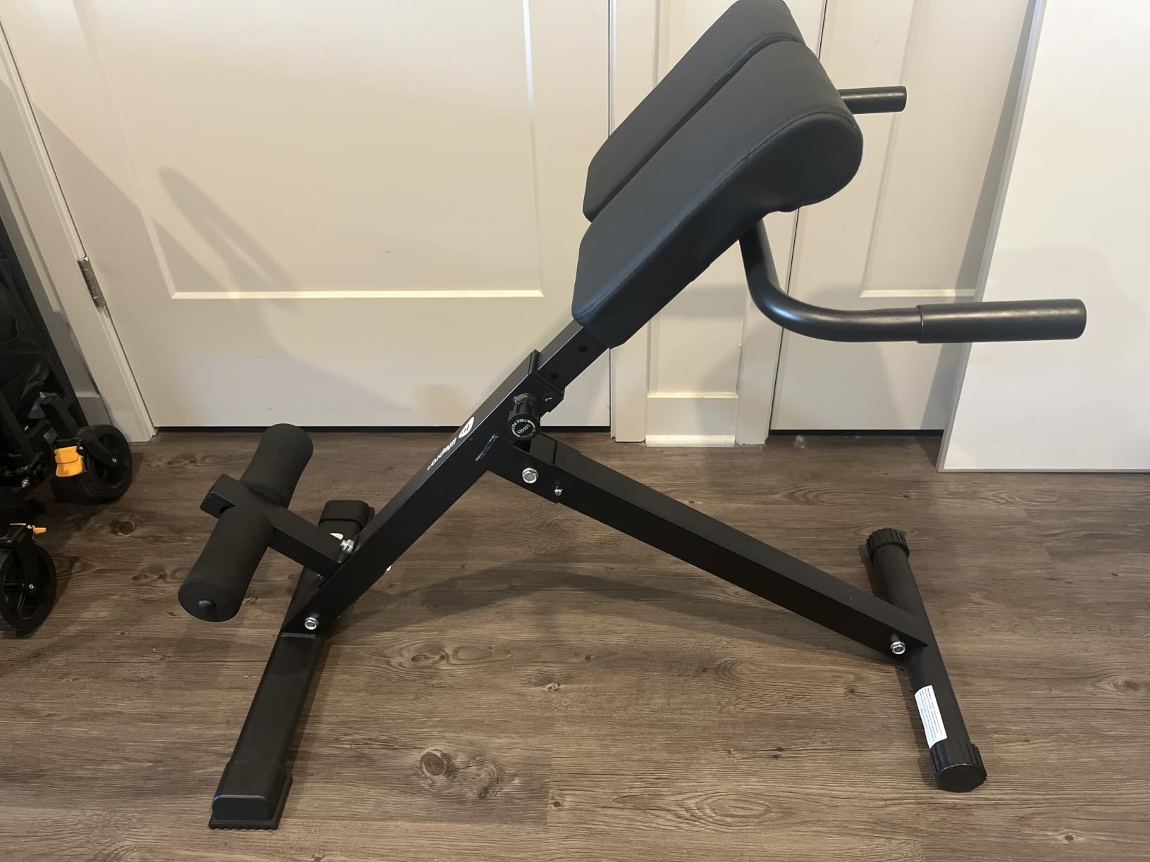 Lifepro SculptTrainer Roman Chair – 20+ Exercises, Foldable, 330 lb Cap | Hyperextension, hip thrusts, sit-ups & back extensions, 10 height positions, padded seat + dual rollers, alloy steel customer photo 1
