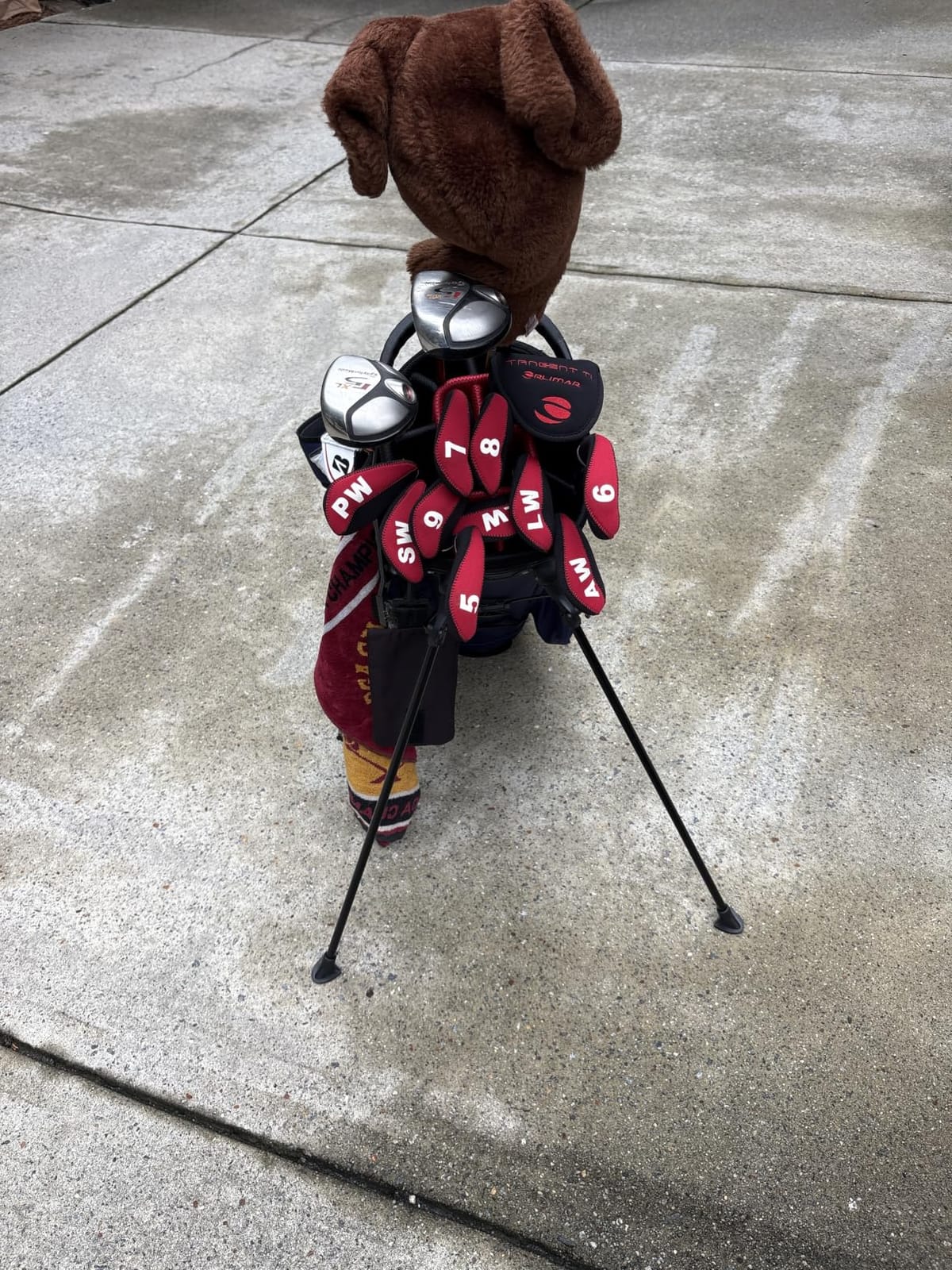 uniHimal 14-Way Golf Stand Bag Lightweight, Magnetic Pocket customer photo 1
