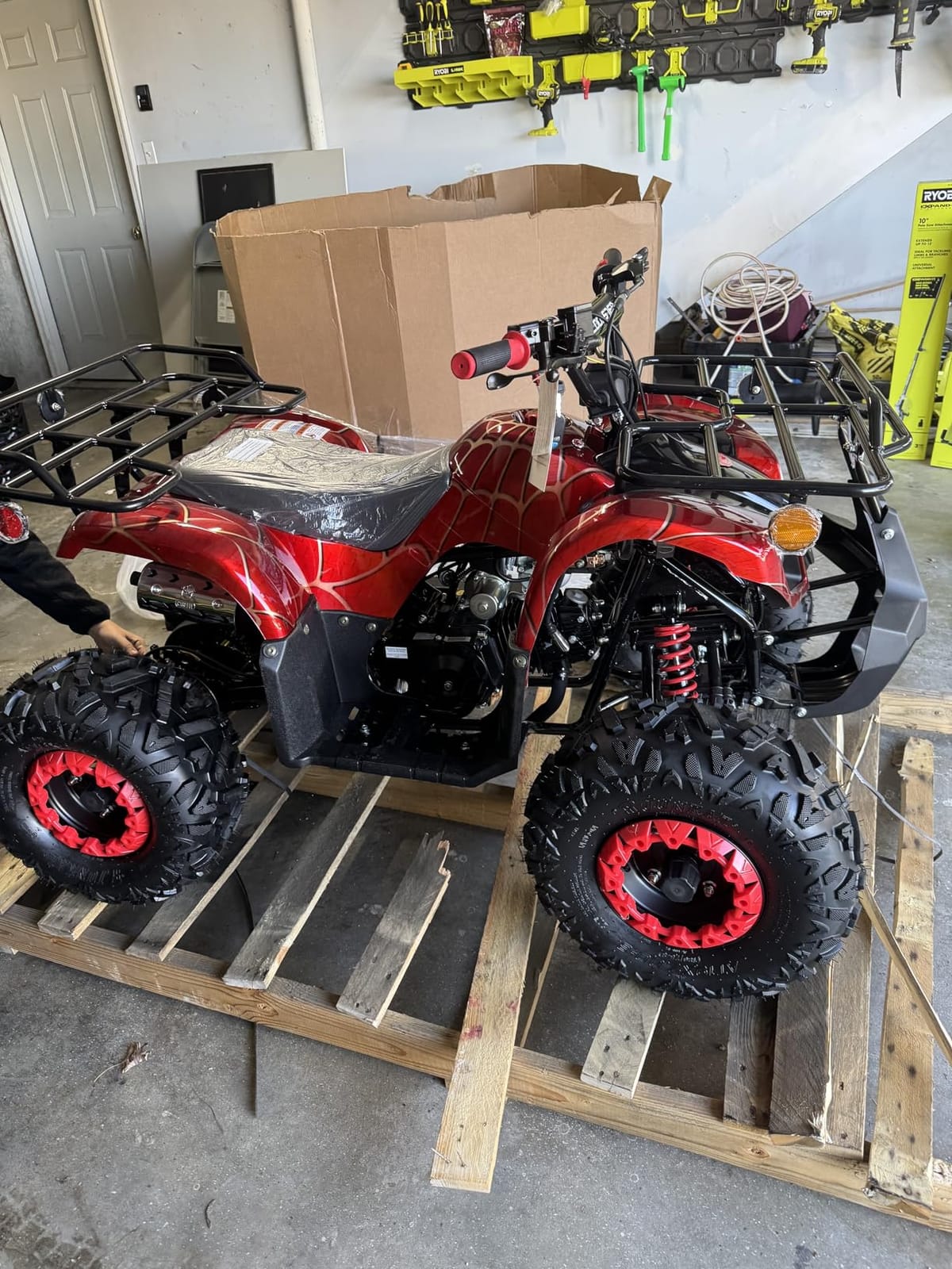 Coolster 125cc ATV - Gas Quad, Automatic-Reverse, Black, 3125XR8-U2 customer photo 1