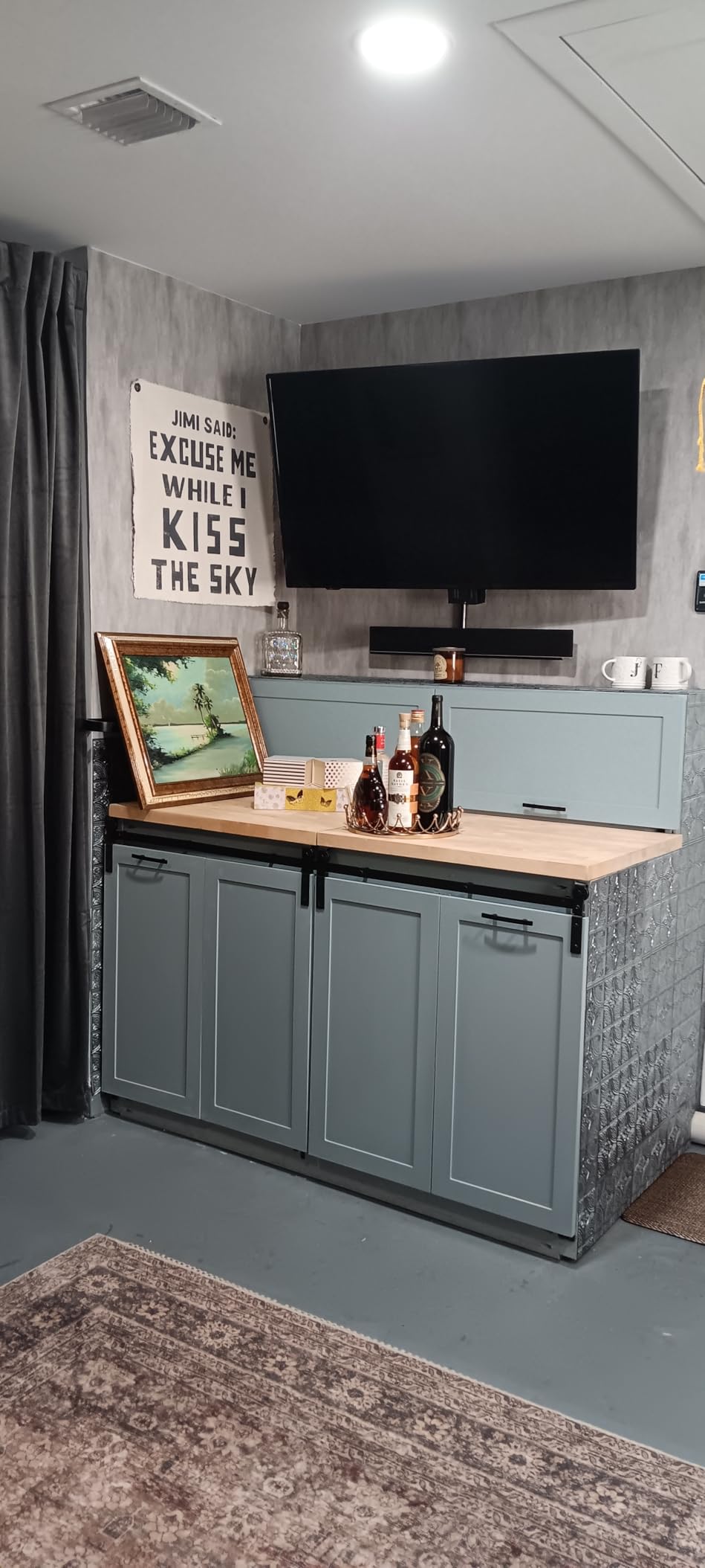 Butcher Block Countertop, Solid Wood Table Top Office Desk Top 42x25x1.5in customer photo 1