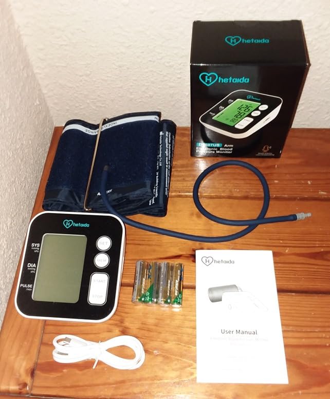 hetaida Blood Pressure Monitor for Home Use, Upper Arm Talking BP Machine customer photo 1