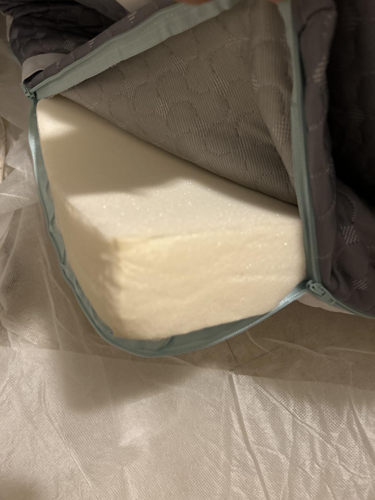 Releep 3 Inch Firm Mattress Topper King Size, Memory Foam Bed Topper with Soft & Firm Options for Back Pain Relief, Mattress Topper with 2-Sided Cover, Ergonomic 5-Zone Design, CertiPUR Certified customer photo 1