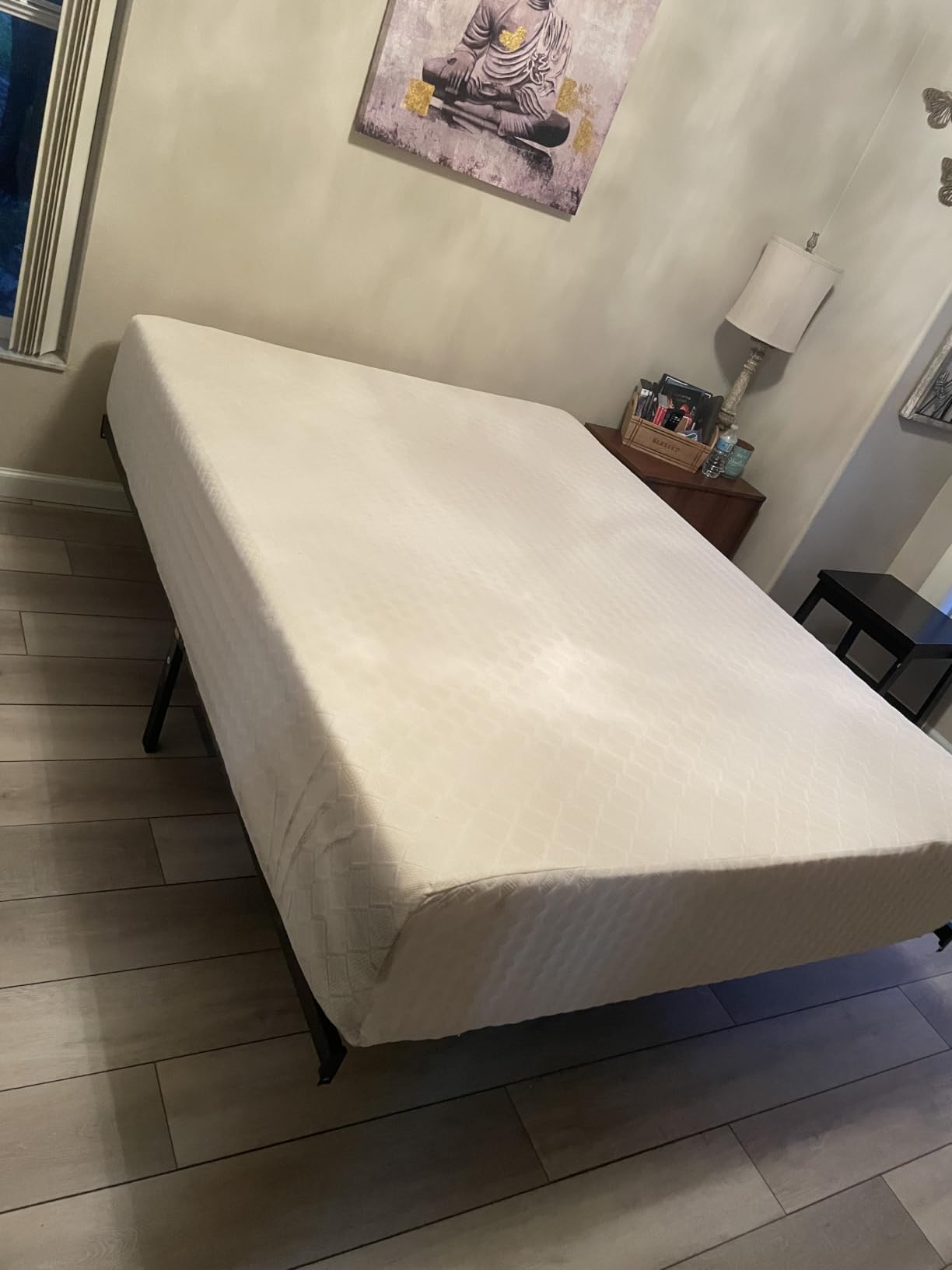 Signature Design by Ashley Kids Full Size Mattress and Pillow, Medium Firm | 7-inch kids memory foam mattress, Luxury 4-way hyper-stretch knit cover, Standard pillow included, iKidz Ocean customer photo 2