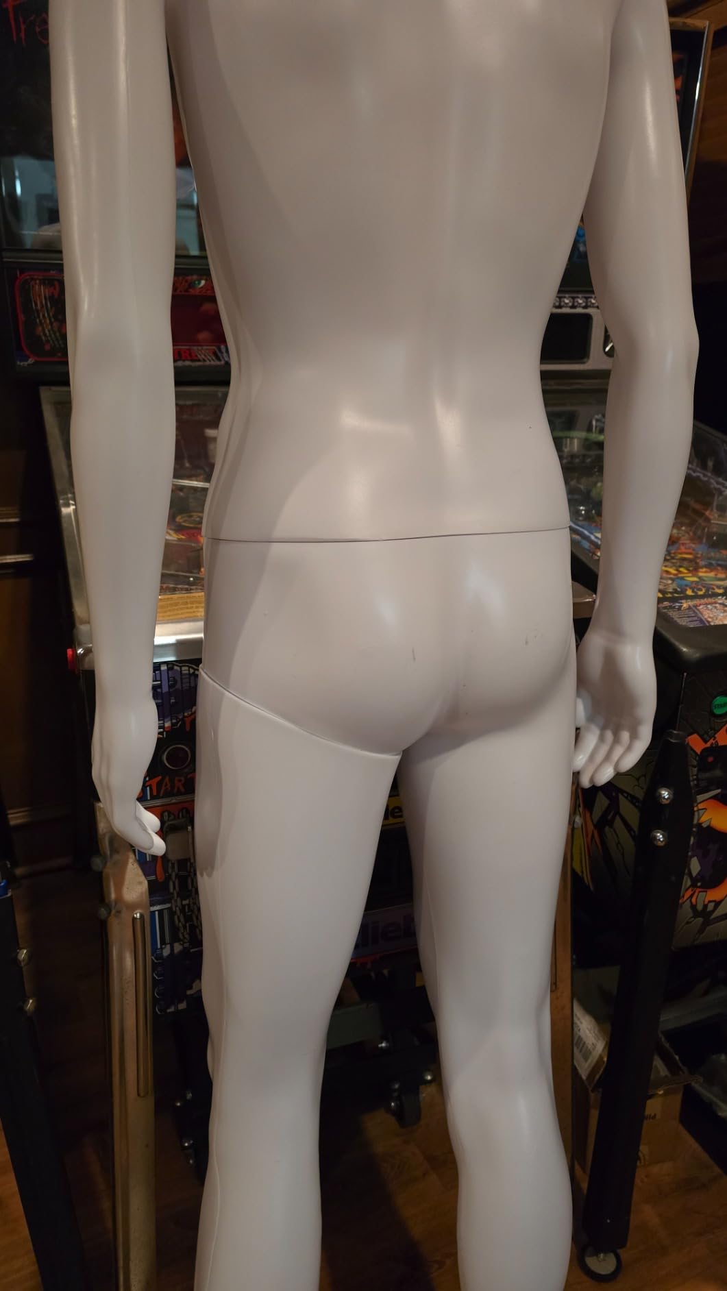 TopMaster Male Form Mannequin - Versatile 360° Design, Easy Assemble, Full Body 38'' Chest Male Mannequin with Adjustable Posture, Turnable Head and Flexible Limbs - White customer photo 1