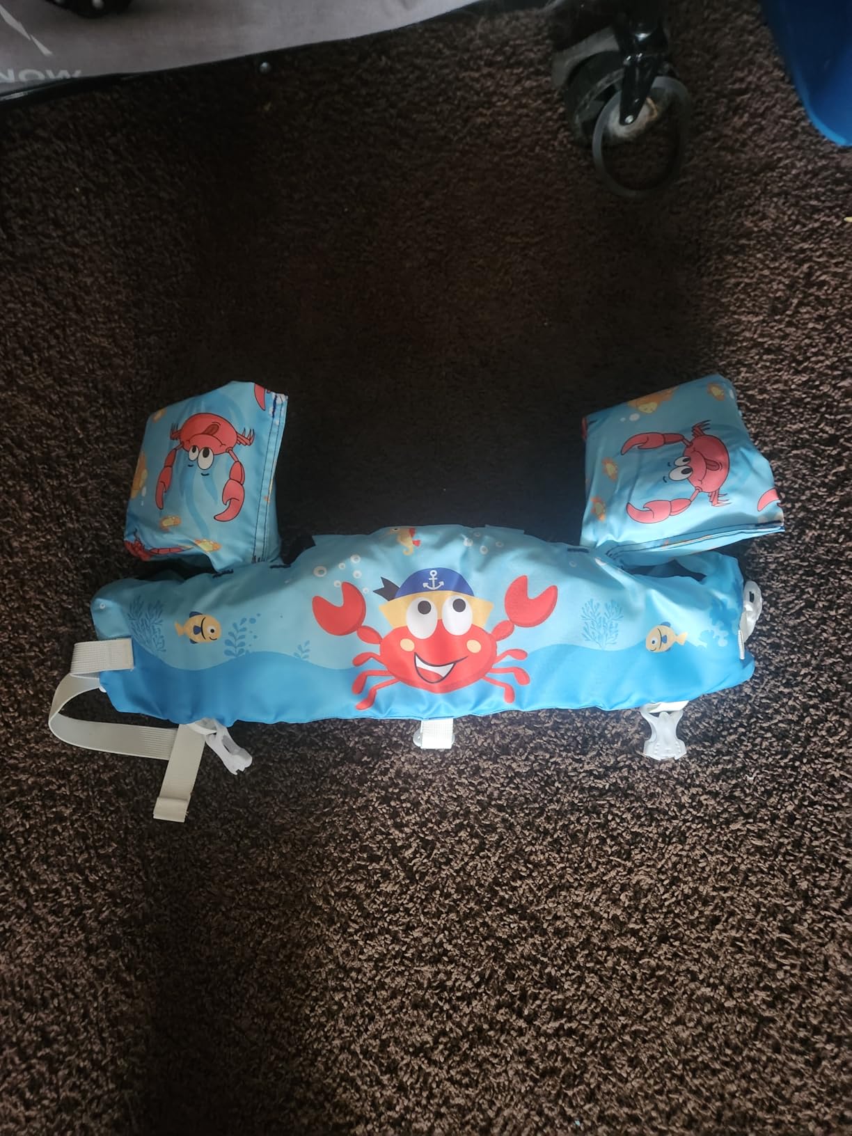 Toddler Swim Vest, Toddler Floaties for 22-66 lbs Boys & Girls, Kids Puddle Jumper Removable with Crotch Strap & Shoulder Harness Arm Wings for 1 2 3 4 5 6 7 Years Old Baby Children Sea Beach Pool customer photo 1