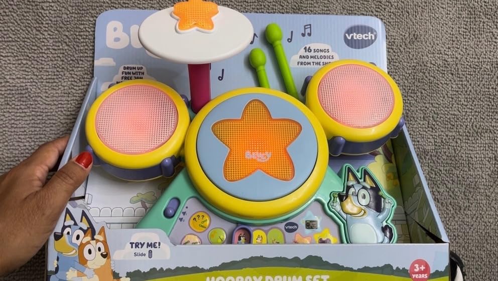 VTech Bluey Hooray Drum Set customer photo 1
