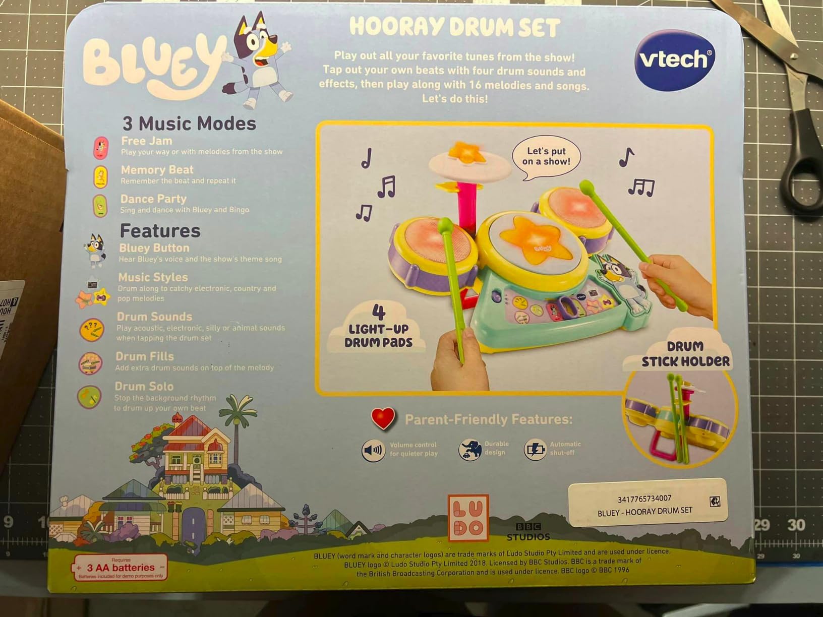 VTech Bluey Hooray Drum Set customer photo 2