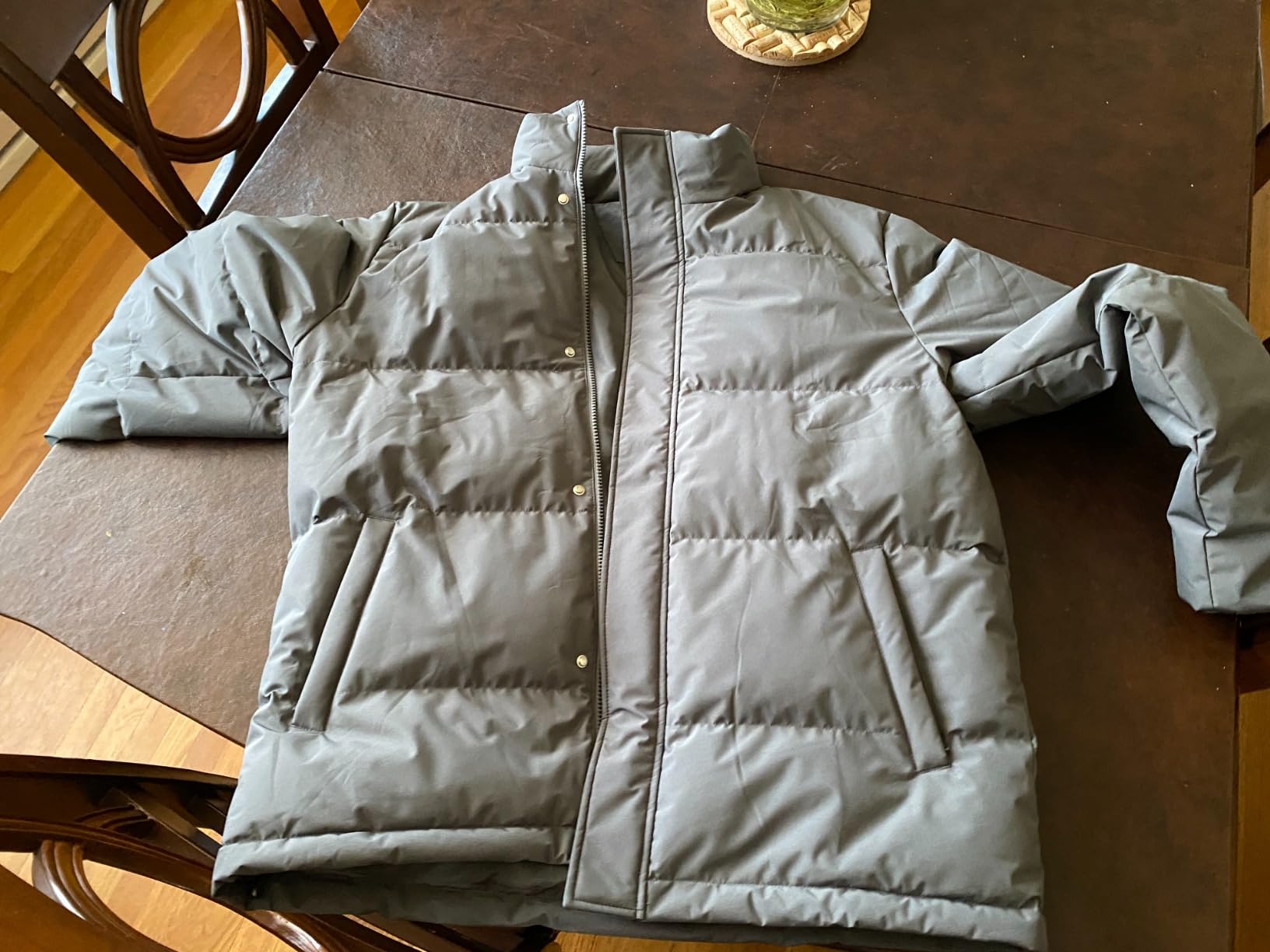 MAGCOMSEN Men's Down Jacket Winter Warm Thicken Puffer Coats Water Shedding Windproof Casual Insulated Jacket customer photo 1