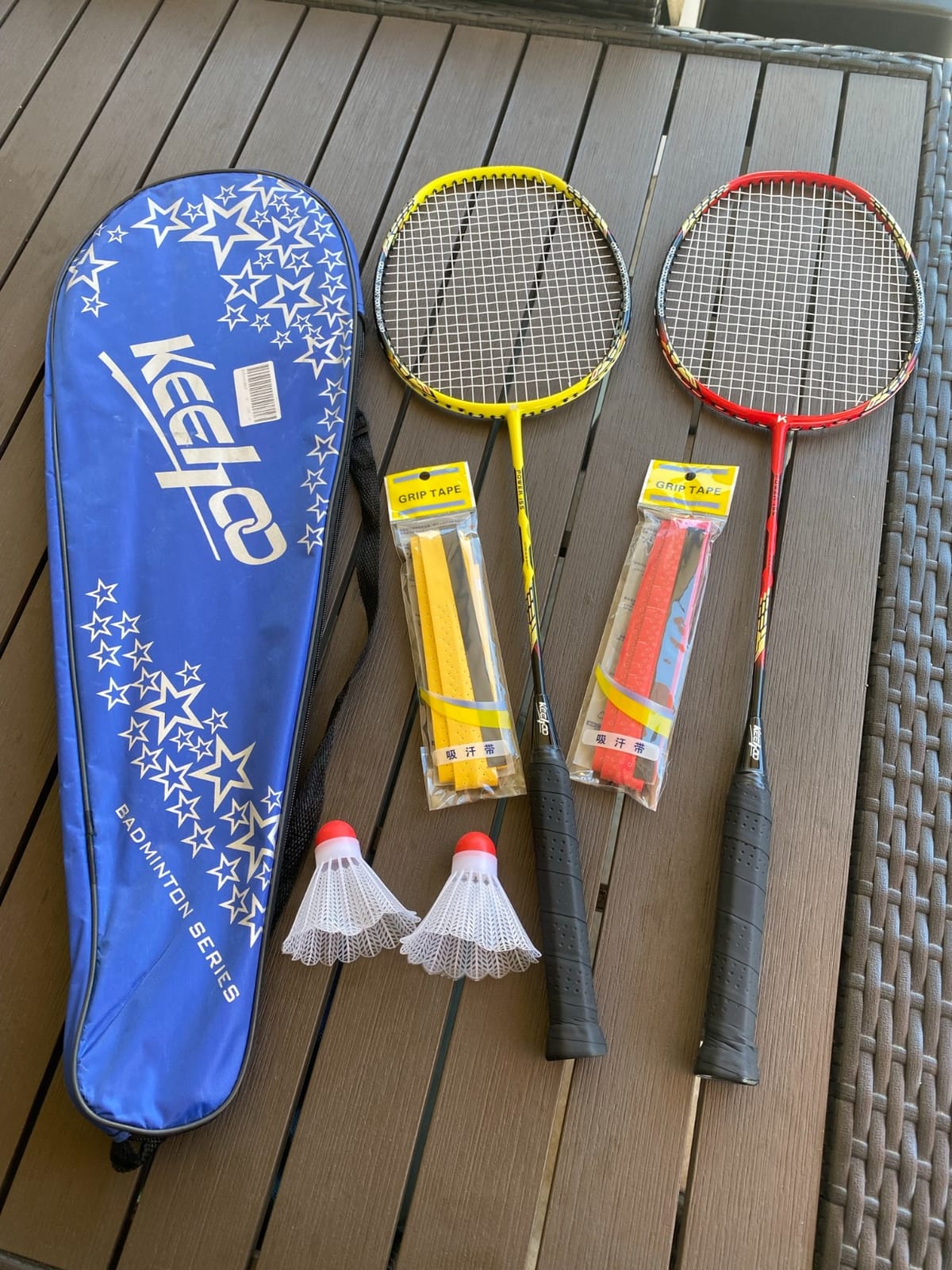 KH Badminton Rackets Set of 2 4 6 for Adults Kids,Beach Lawn Backyard Game Outdoor Sports,Racquets,Shuttlecocks & Carry Bag Included customer photo 1