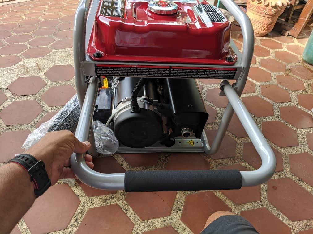 A-iPower 5000-Watt Portable Generator Gas Powered, CO Sensor Shutdown, Heavy Duty Generators with 223cc OHV Engine for Jobsite, RV, Home Backup, Emergency (GXS5000) customer photo 1