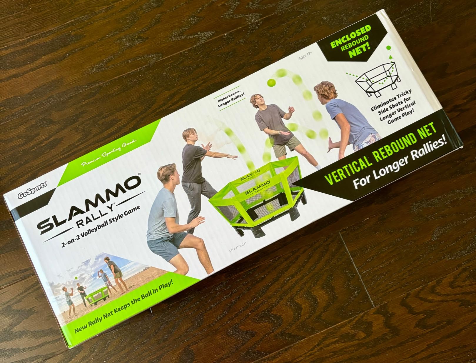 GoSports Slammo Rally - Vertical Net for Longer Rallies - Choose Original or Hardcourt Roundnet Game Set customer photo 1