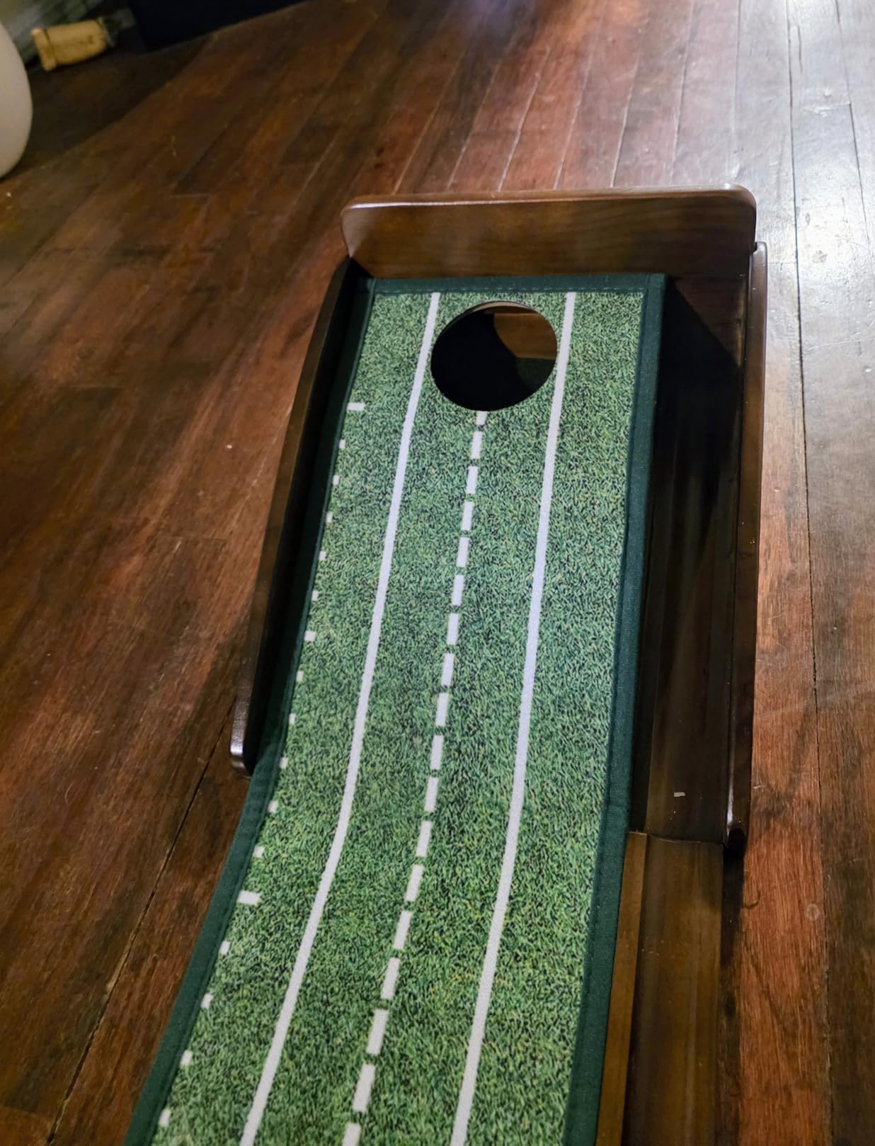 Putting Green Putting matt for Indoors Golf Putting Mat - Indoor Putting with Ball. Putting matt for Golf Practice, Portable and Easy to Clean. Great Gift customer photo 2