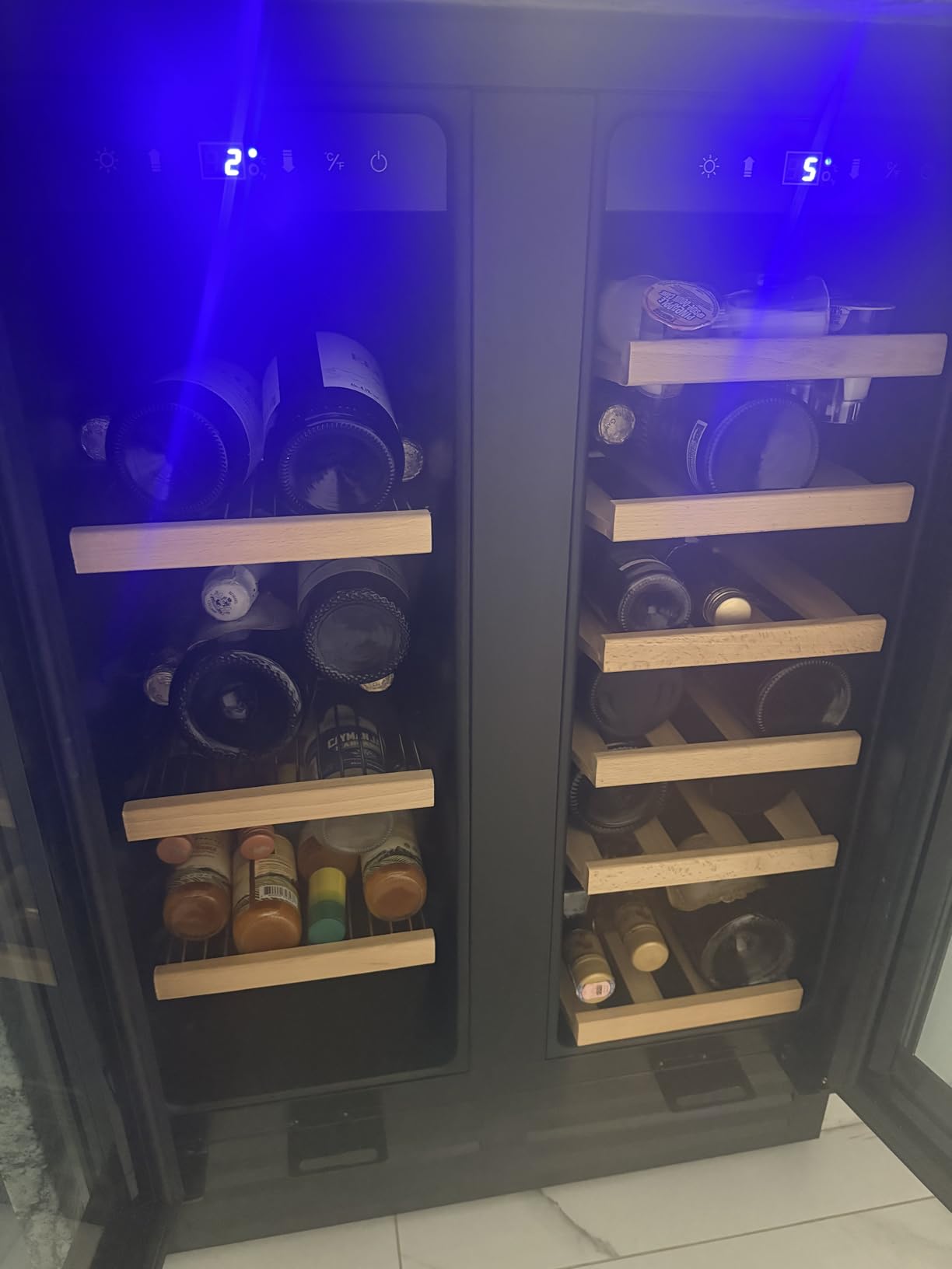 Velivi 24'' Drawer Fridge Under Counter Beverage Refrigerator with Wheels customer photo 1