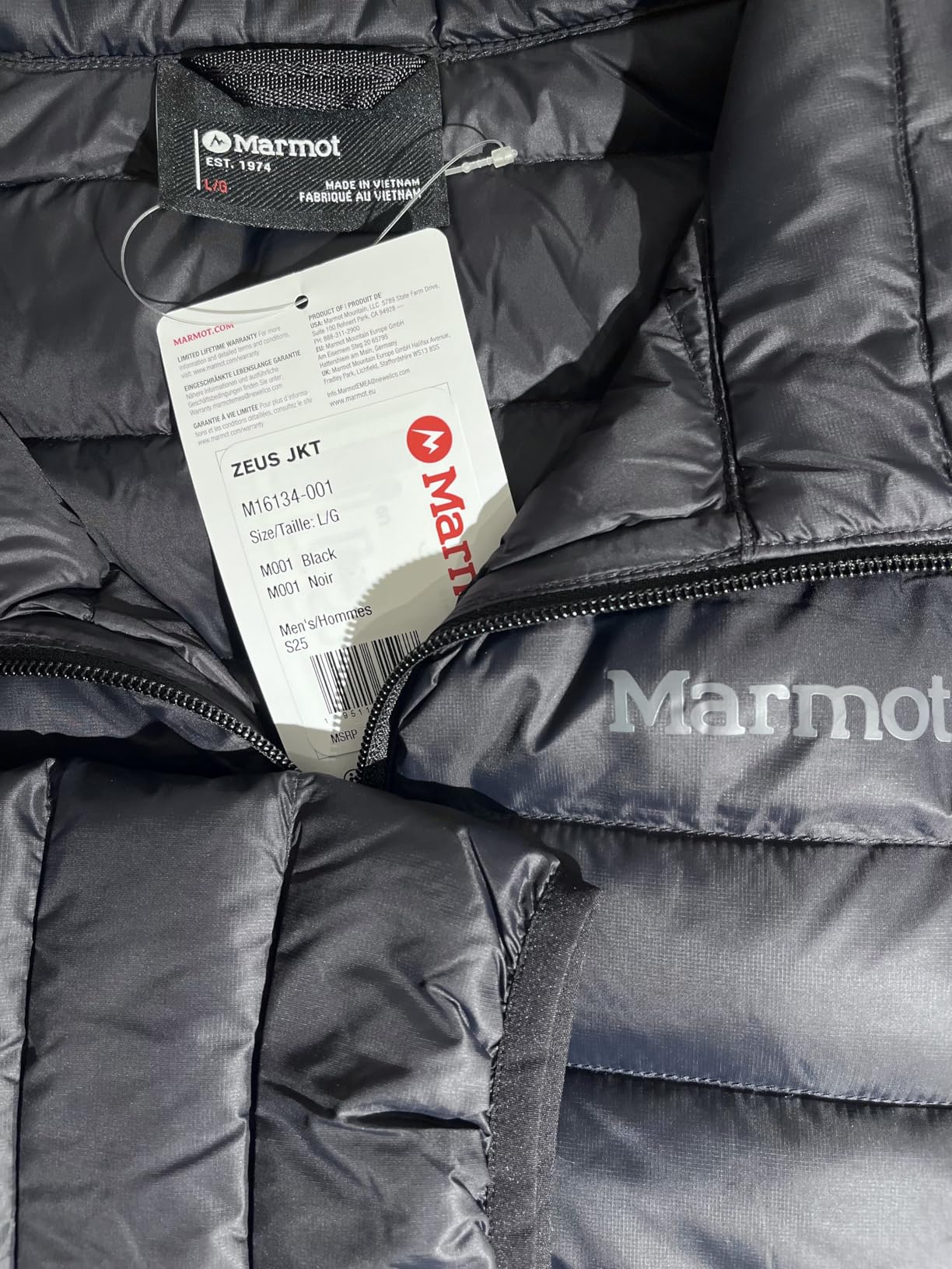 MARMOT Men's Zeus Jacket - Down-insulated, Water Resistant, Lightweight customer photo 2