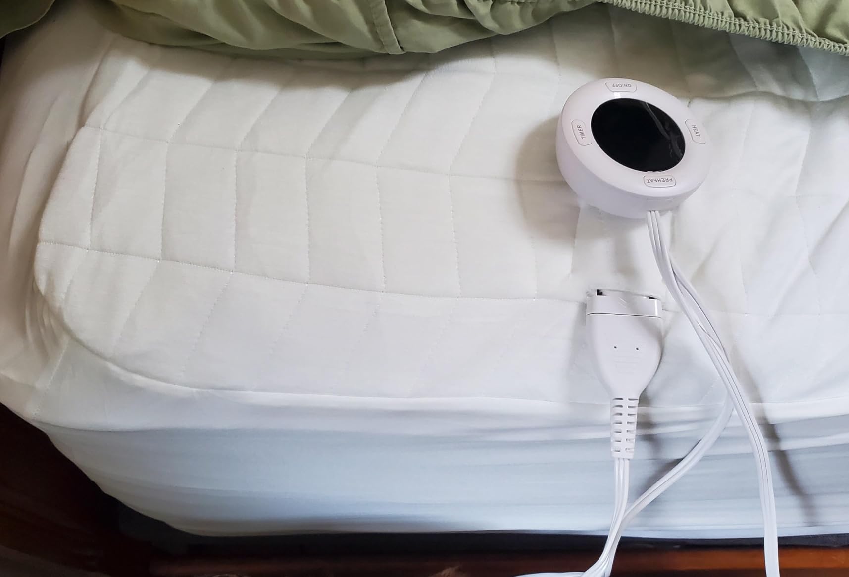 Templewet Heated Mattress Pad Queen Size,Bed Warmer Pad,Machine Washable customer photo 2