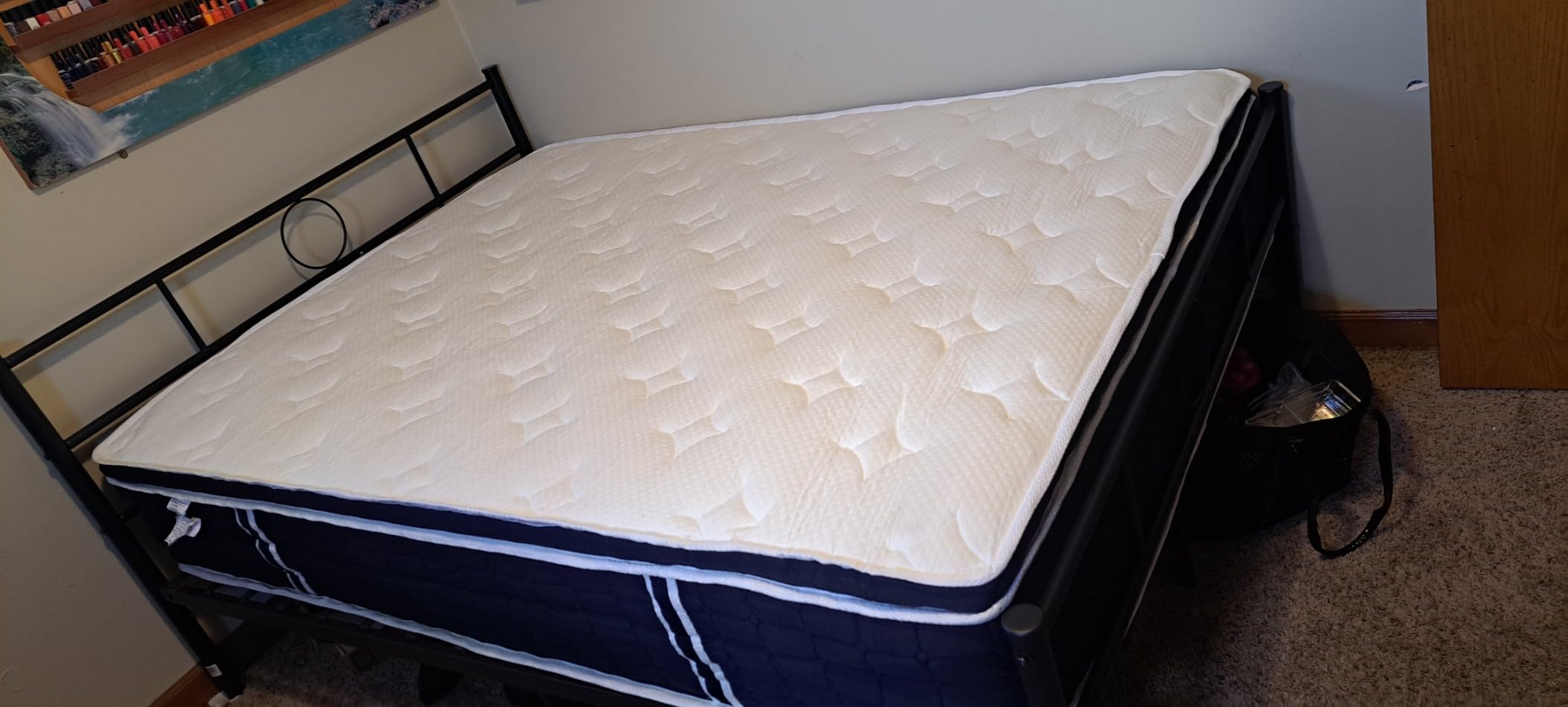 Coolvie Twin Mattress 14 Inch, Hybrid Twin Bed Mattress for Heavy People customer photo 2