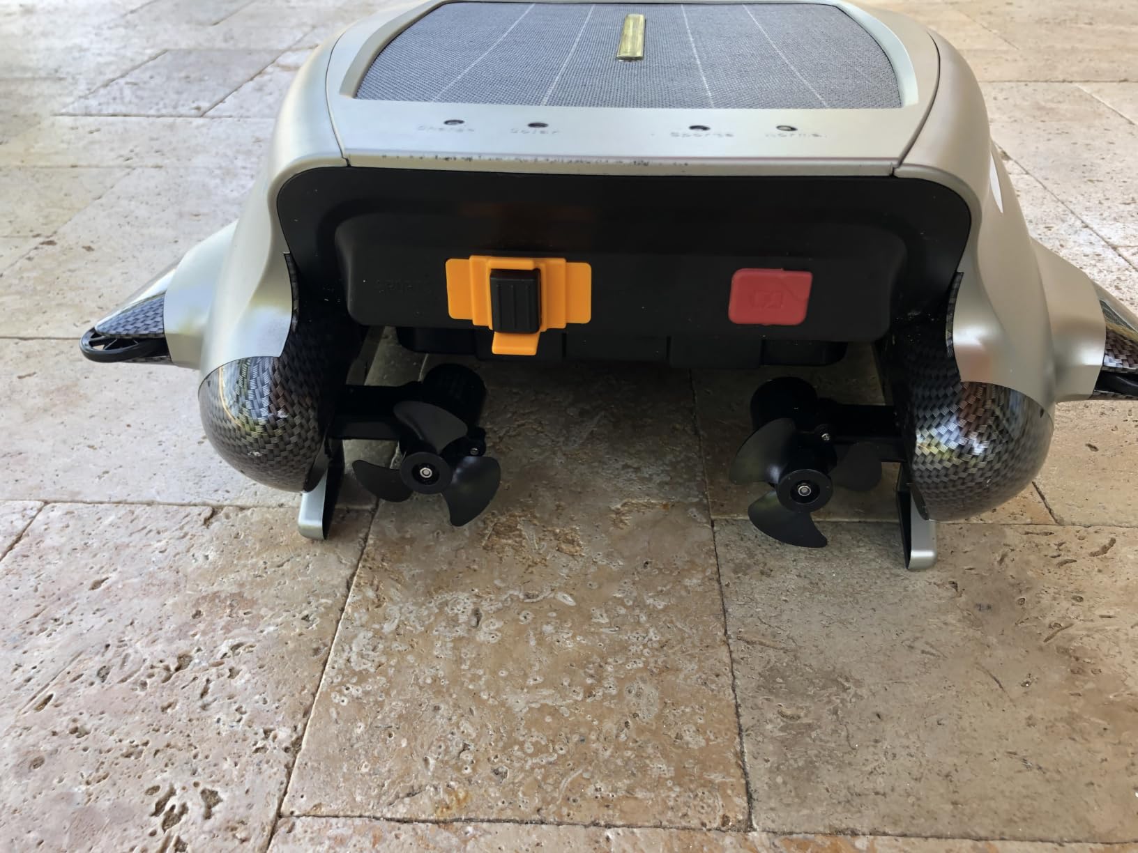 Solar Powered Robotic Pool Skimmer, Silvery customer photo 2