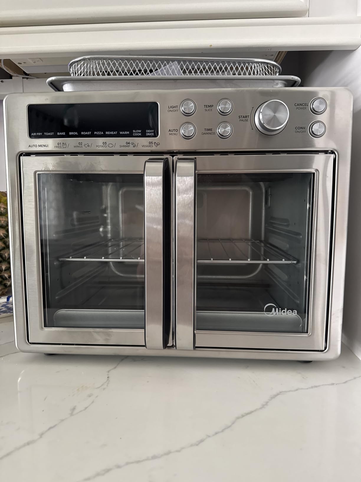 Midea Flexify Classic French Door Toaster Oven Air Fryer Combo, 26.4 QT customer photo 1