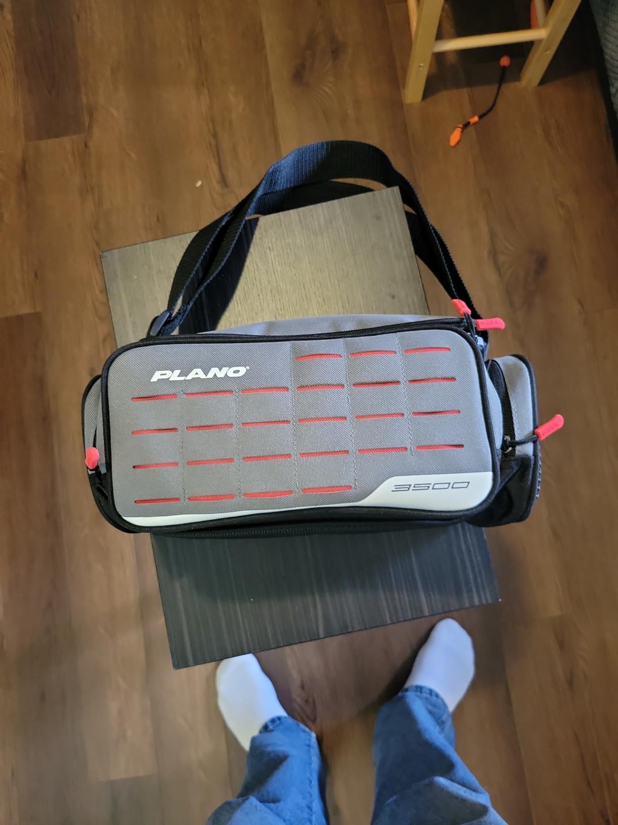 Plano Weekend 3500 Tackle Bag, Cutting-Edge Fishing Tackle Bag, Molded Waterproof Base, Spacious Storage, Die Cut Tool Sleeves, Daisy Chain Attachment Points customer photo 2