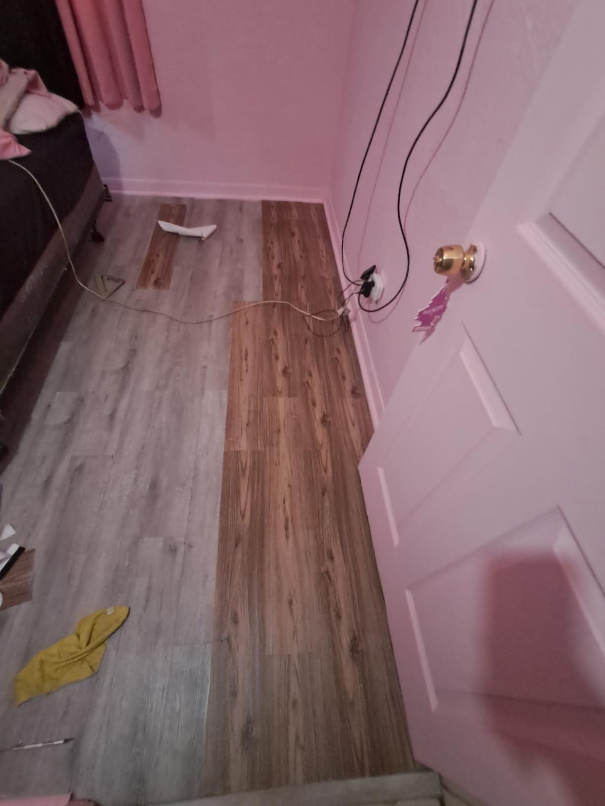 Lareko Peel and Stick Floor Tile, Waterproof Vinyl Plank Flooring customer photo 1