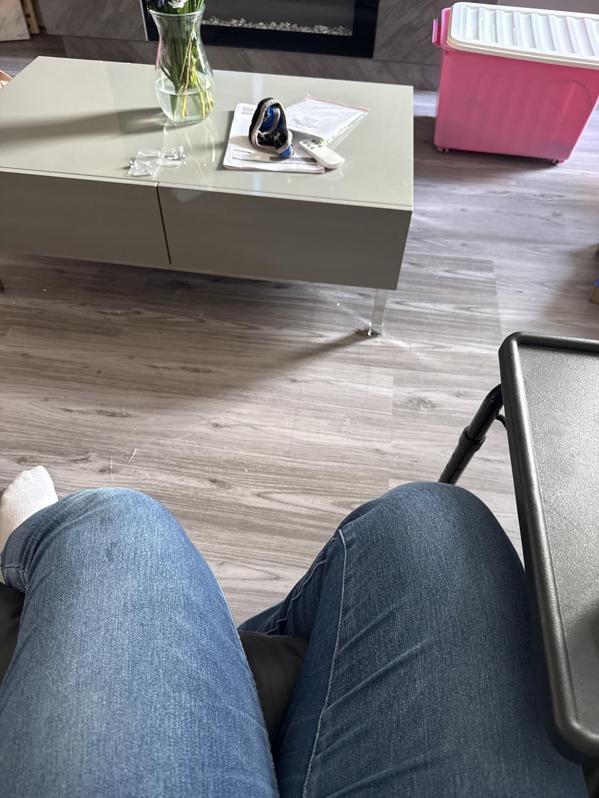 Lareko Peel and Stick Floor Tile, Waterproof Vinyl Plank Flooring customer photo 2