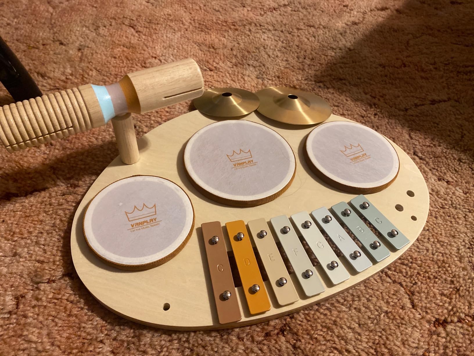 Vanplay Drum Set - Montessori Toys for 2 3 Year Old Girl Boy Gifts customer photo 2