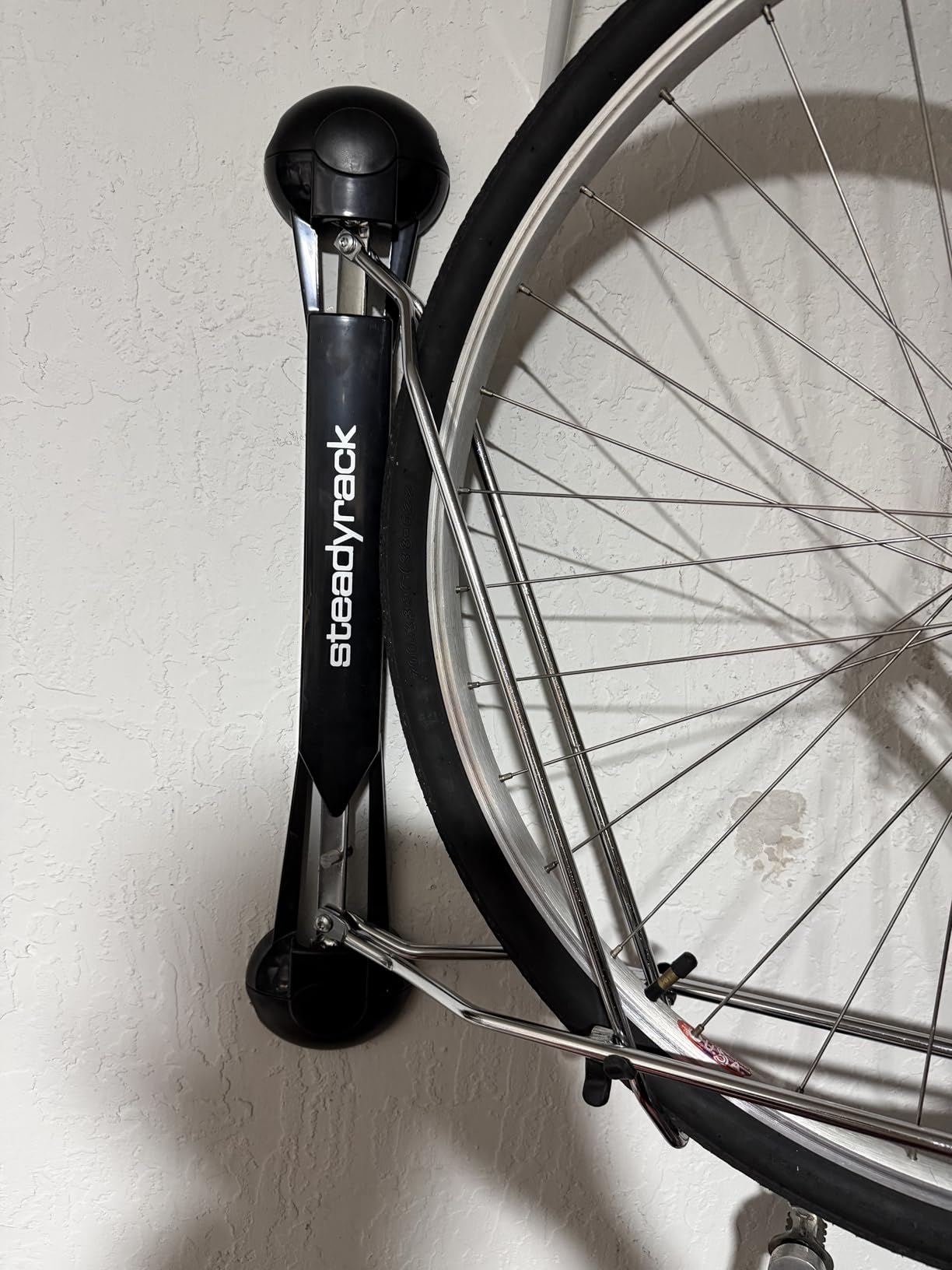 Steadyrack Swivel Bike Wall Mount, Vertical Mountain Bike Rack, Garage customer photo 1
