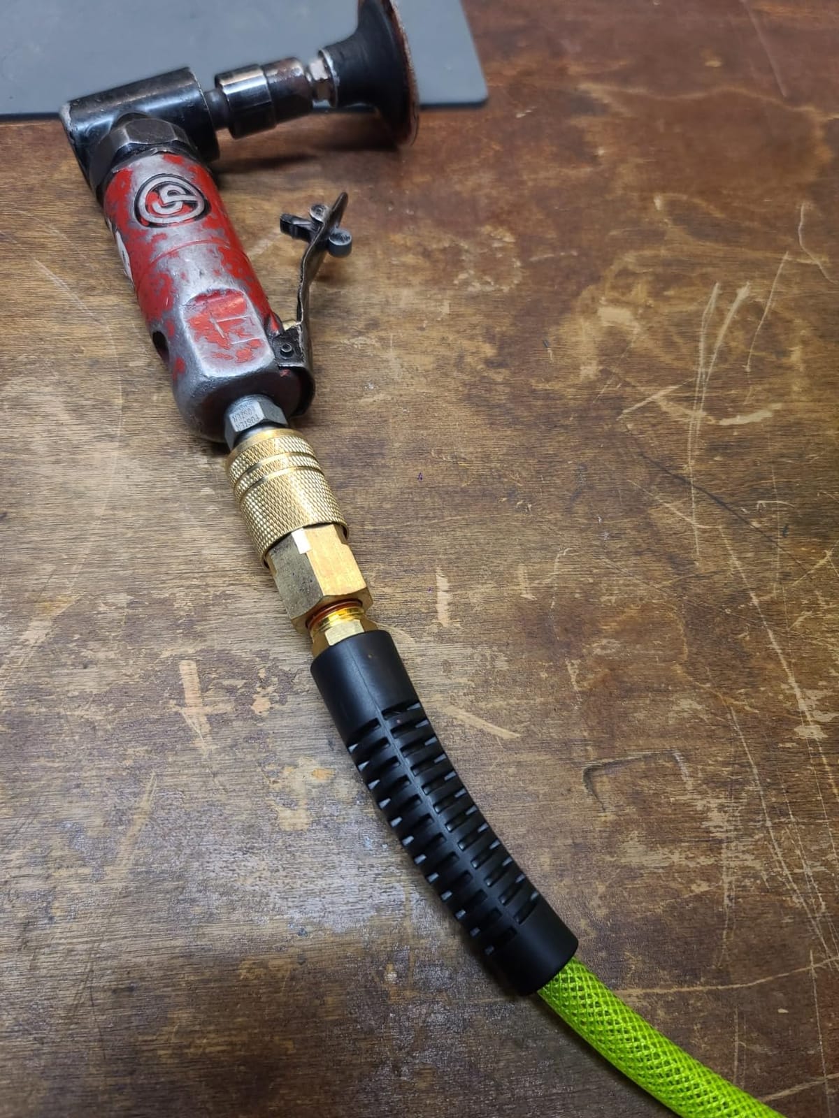 Air Hose 1/4 Inch x 50 Feet Reinforced Polyurethane (PU) customer photo 1