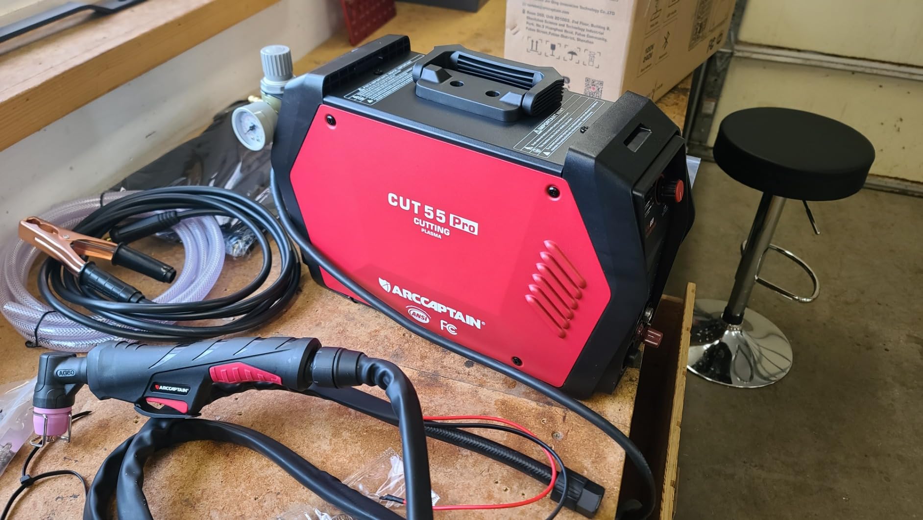 ARCCAPTAIN iControl CUT55 Pro Plasma Cutter Machine, 55Amp, 120V/240V customer photo 2