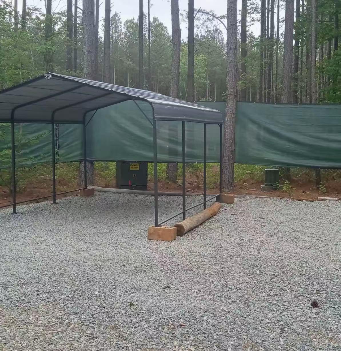 AirWire 10x15 FT Metal Carport Canopy with Reinforced Base customer photo 1