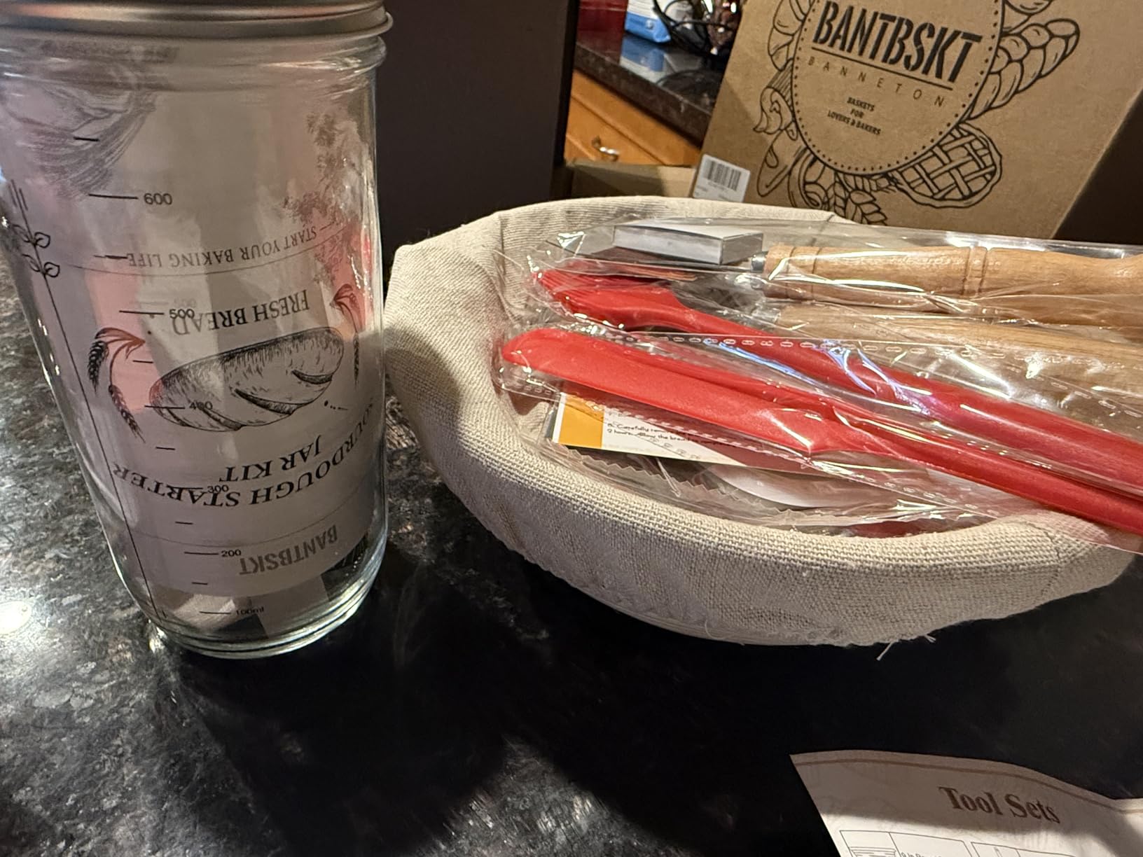 Complete Sourdough Starter Kit, Banneton Bread Proofing Basket customer photo 2