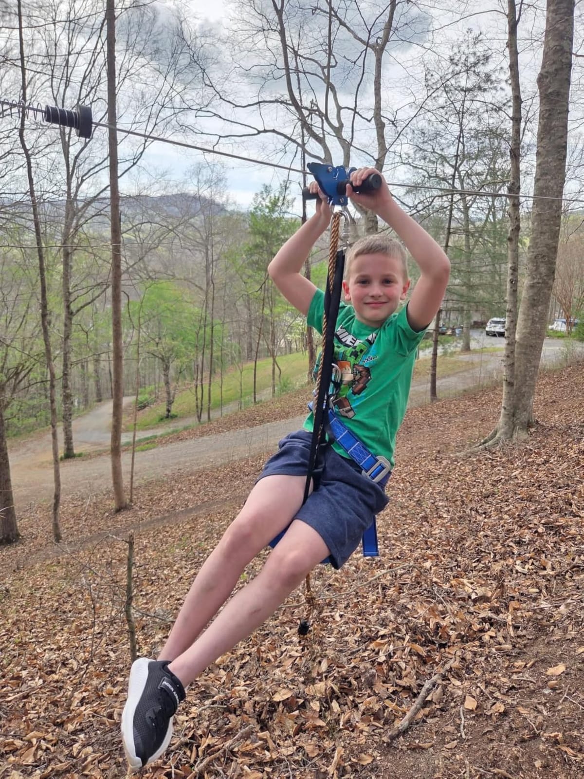 X XBEN Zip line Kits for Backyard 65FT, Ziplines for Kids and Adults customer photo 2