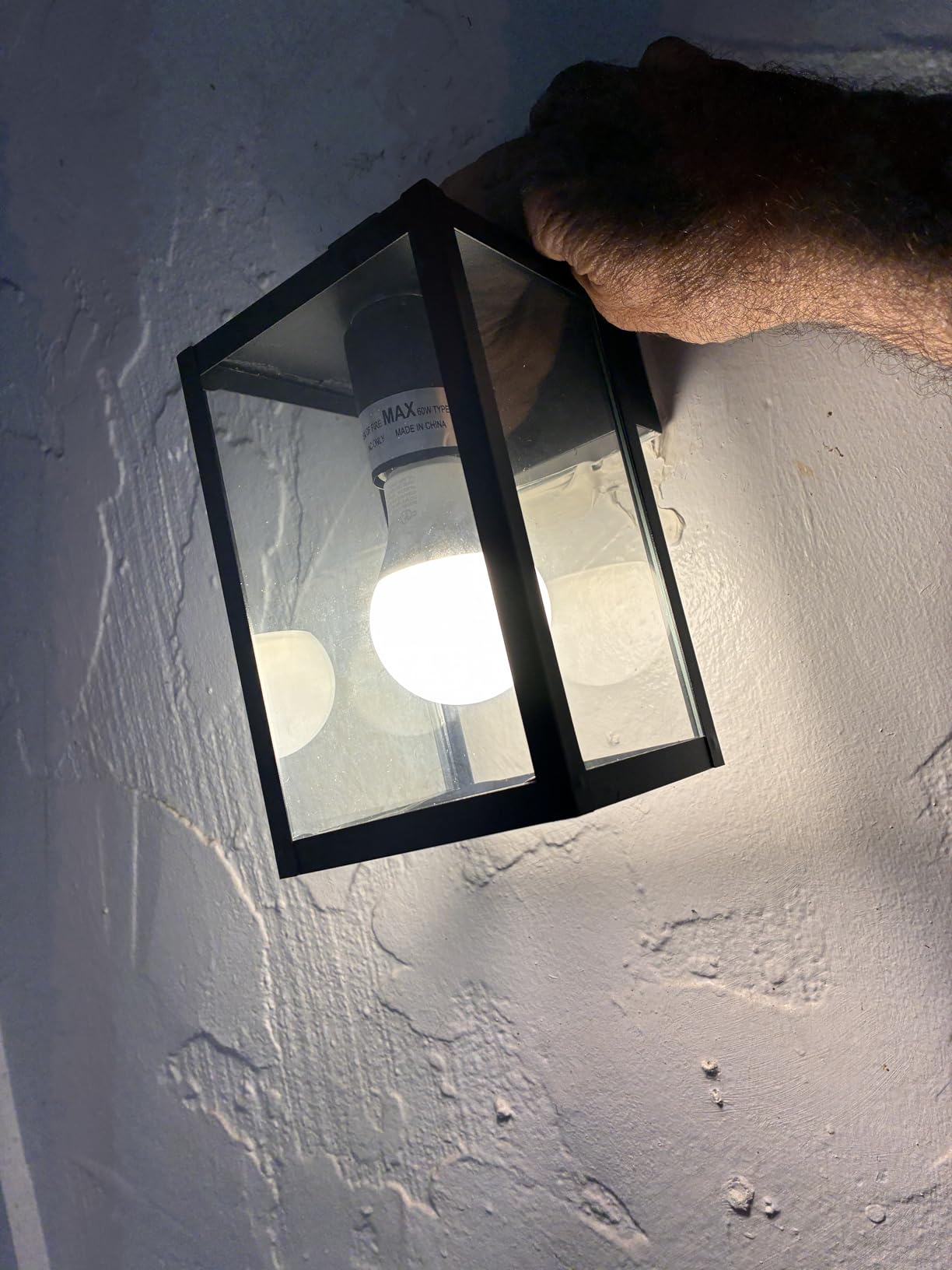 Dusk to Dawn Exterior Lighting Fixtures, Outdoor Porch Light Wall Sconce customer photo 1