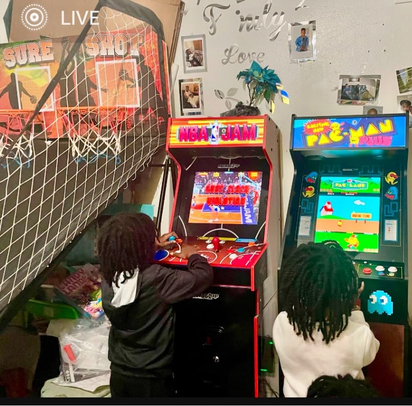 ARCADE1UP NBA JAM Deluxe 2-Player Home Arcade Machine, Over 5-Foot customer photo 1