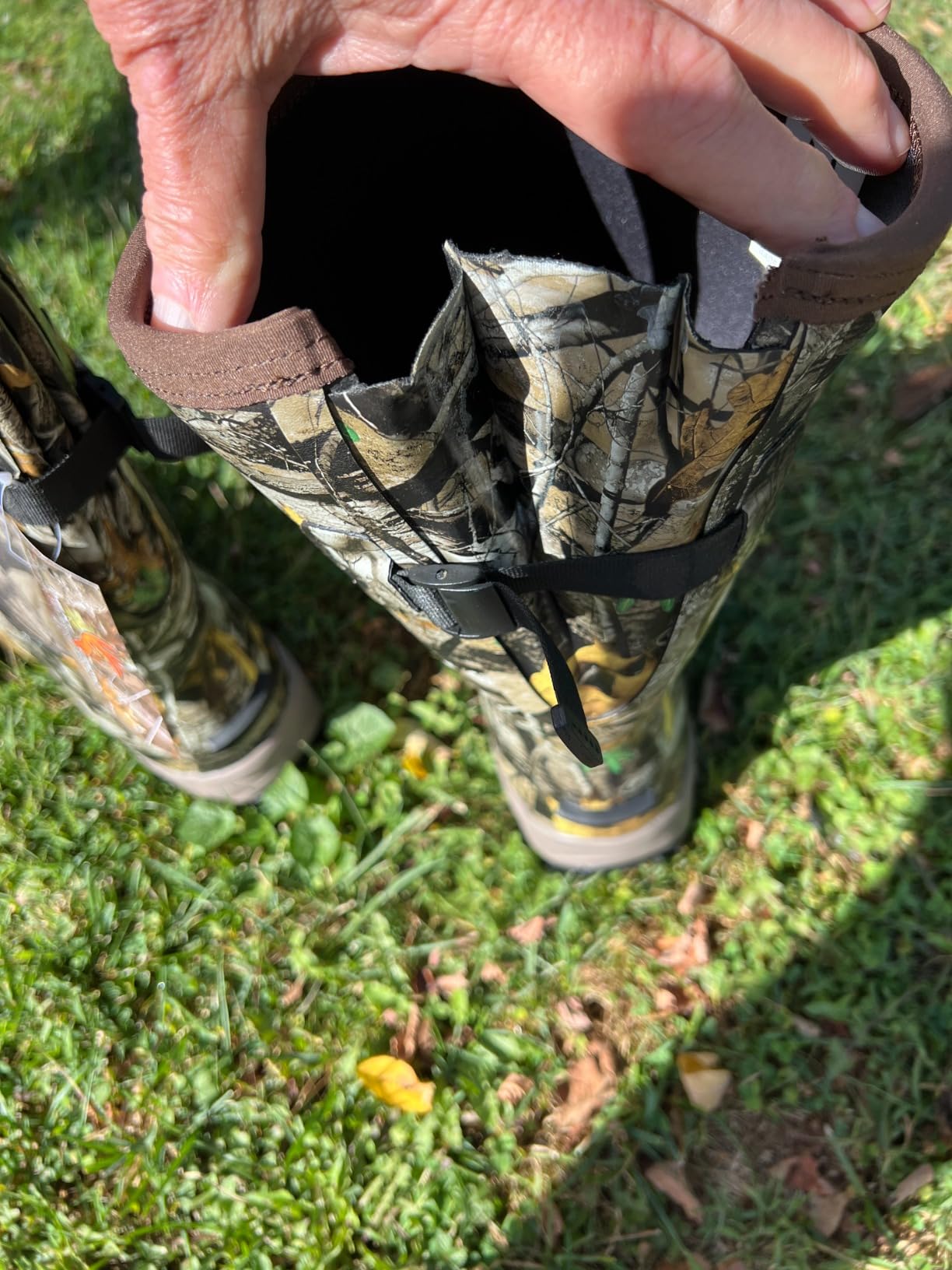 Hunthor 800g Insulated Hunting Boots for Men, Waterproof Rubber Boots customer photo 1