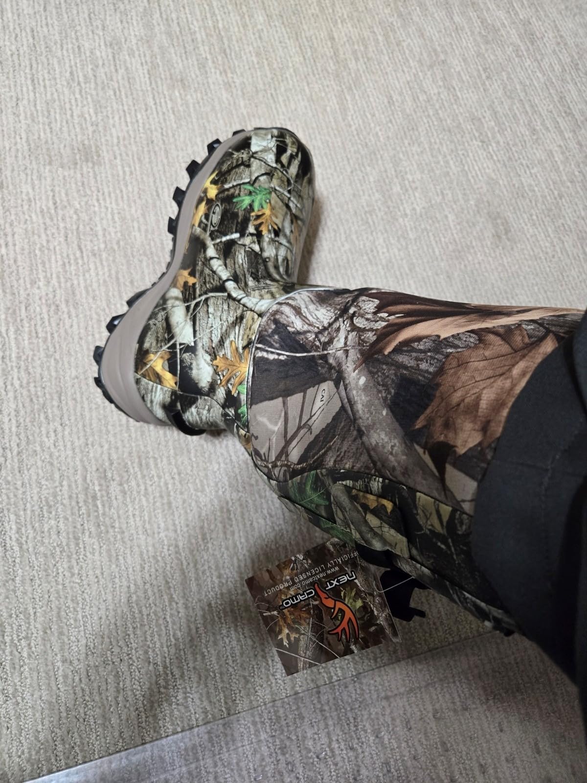 Hunthor 800g Insulated Hunting Boots for Men, Waterproof Rubber Boots customer photo 2