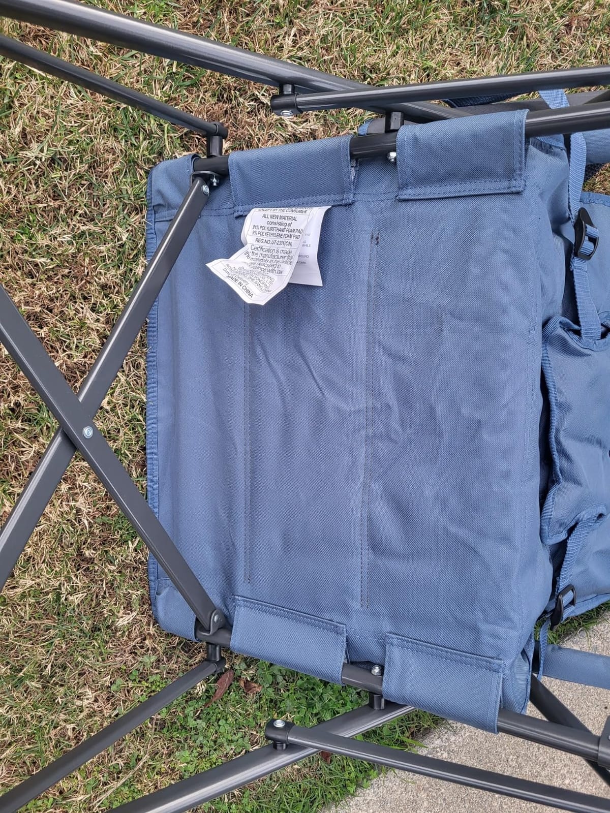 Portal Camping Chair with Lumbar Support for Adults Folding Portable High Back Oversized, 400LBS customer photo 1