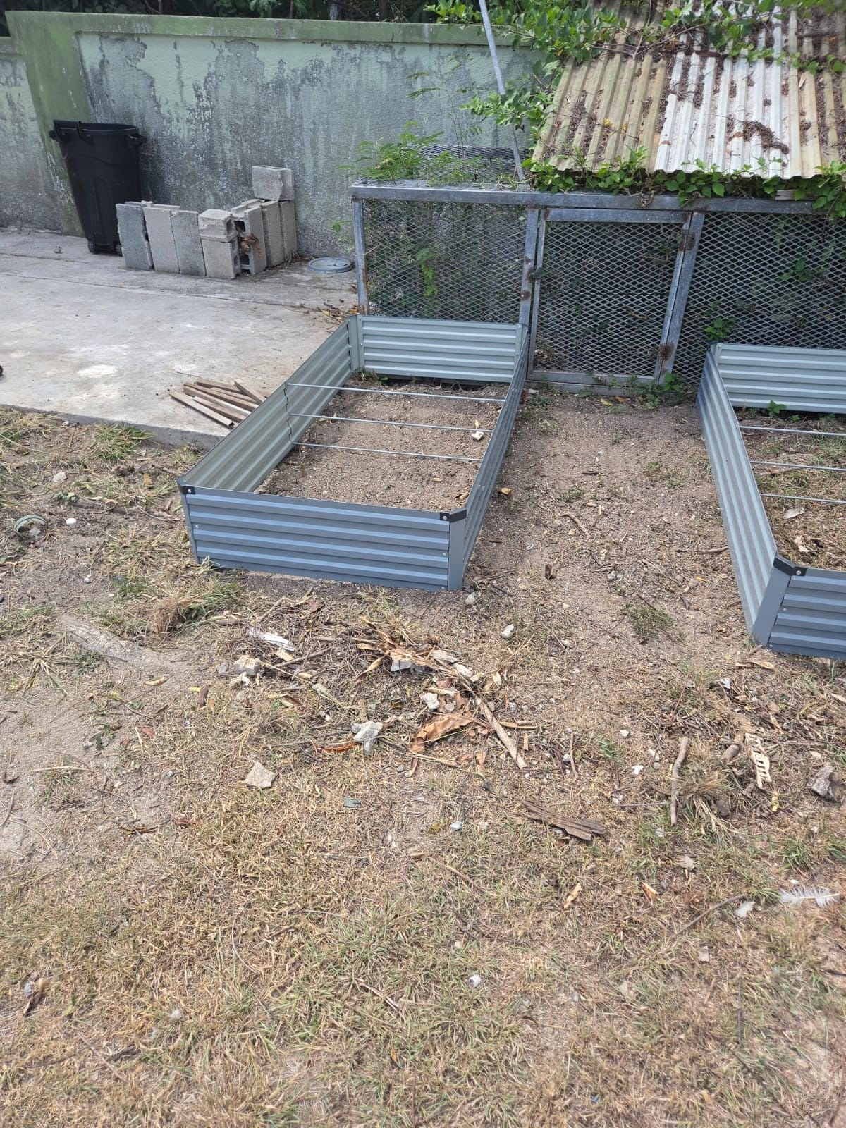 Meberam 2 Pack 6x3x1FT Galvanized Raised Garden Beds Kit Outdoor Metal Gardening Planter Box for Vegetable Elevated Flower Herbs,Silver customer photo 2