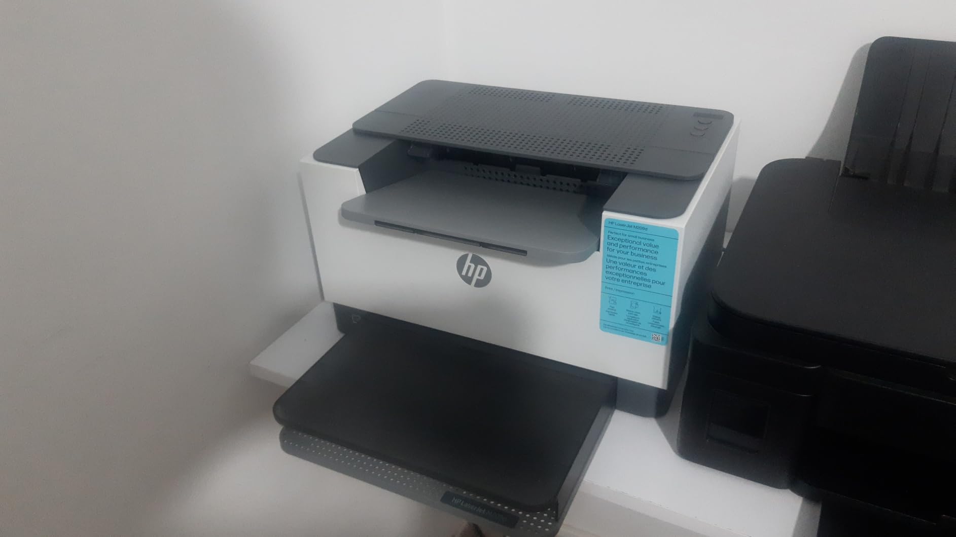 HP LaserJet M209d Laser Printer, Black and White, Automatic Duplex, Wired Connection Only (USB Cable Included), Best-for-Home Office (8J9L0F) customer photo 1