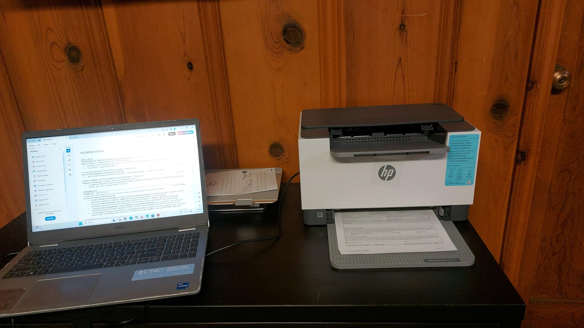 HP LaserJet M209d Laser Printer, Black and White, Automatic Duplex, Wired Connection Only (USB Cable Included), Best-for-Home Office (8J9L0F) customer photo 2
