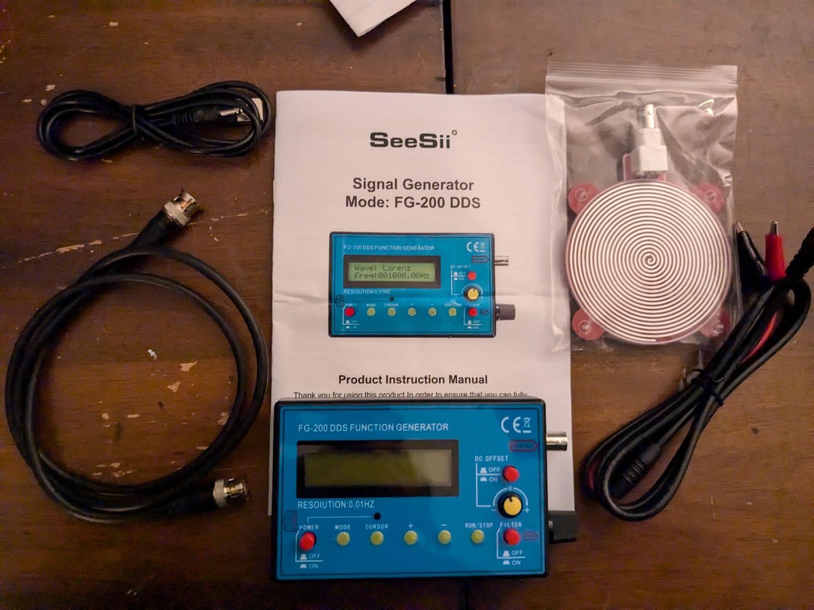 SEESII 1Hz-500kHz DDS Signal Generator with Schumann Resonator customer photo 1