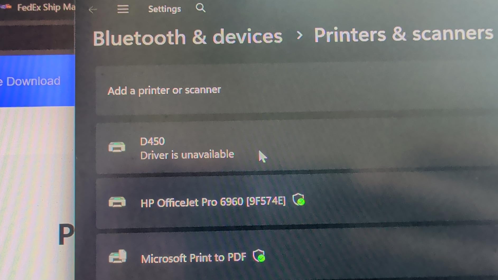 Bluetooth Shipping Label Printer with Built-in Label Bin customer photo 2