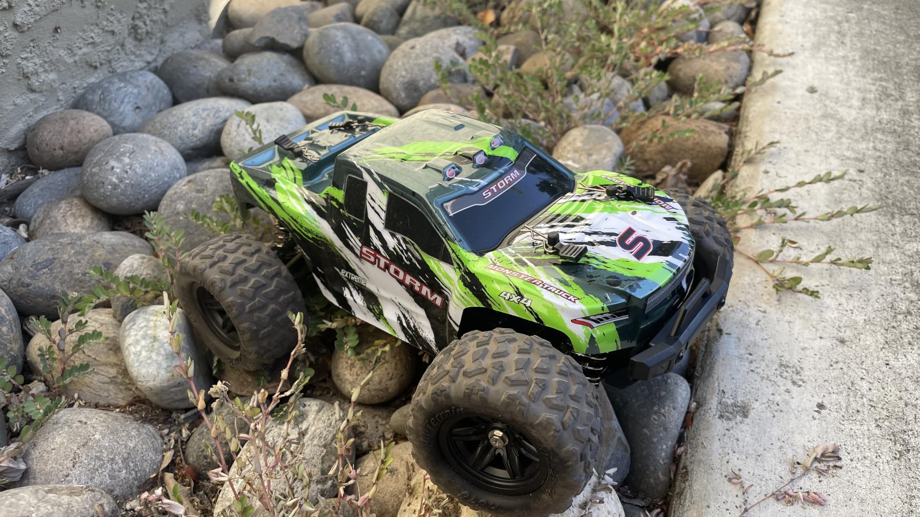 X-TMAGA 1:18 All Terrain RC Car for Adults & Boys (HS18-05), 4WD Off-Road RC Truck High Speed Fast 40+ KPH, 4X4 Waterproof Remote Control Car with 2 Rechargeable Batteries customer photo 1