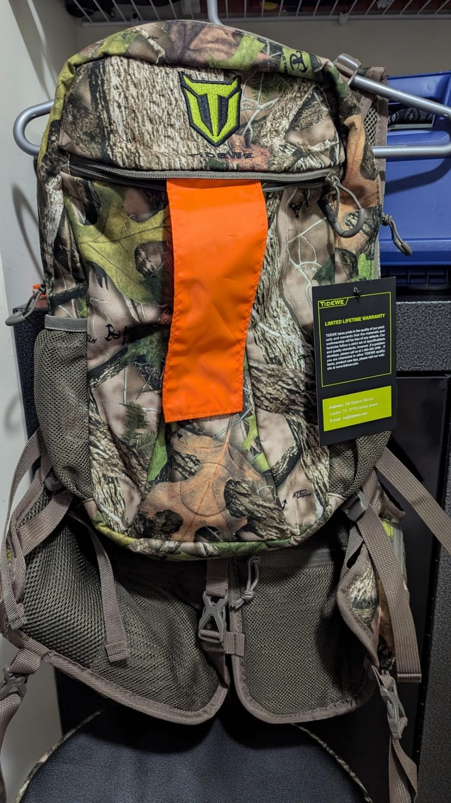 TIDEWE Vest with Seat, Lightweight Vest with Multi-Compartment Storage, Portable Backpack with 11 Adjustable Straps customer photo 2