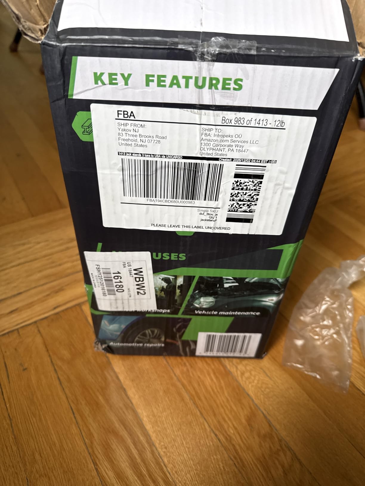 Jack Stands 3 Ton (6,600 lb) Heavy Duty Steel, Double Locking, Set of 2, Adjustable Height 11.03-16.7 Inch, Green Car Jack Stands for Cars SUV Trucks Vans customer photo 1