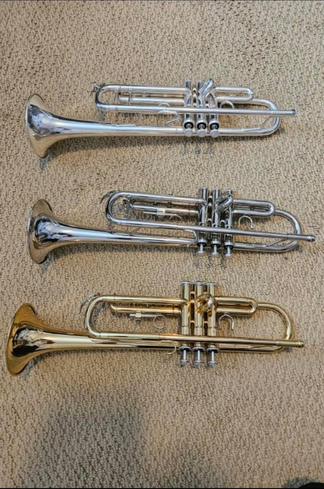 CAHAYA Bb Trumpet Instrument Brass Student Trumpet Trompeta Set Gold customer photo 1